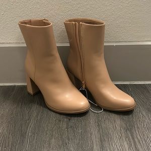 New Nude target booties